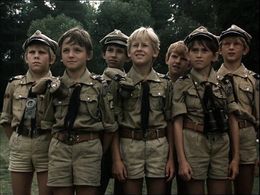 Sasza Depczynski, Slawomir Krajewski, Bartosz Hajncz, and Marcin Kowalczyk in Czarne stopy (1987)