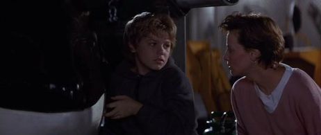 Lori Petty and Jason James Richter in Free Willy (1993)