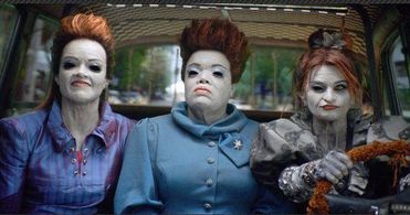 In Percy Jackson 2: Sea of Monsters (L to R: Missi Pyle, Yvette Nicole Brown, Mary Birdsong)