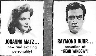 Raymond Burr and Johanna Matz in They Were So Young (1954)