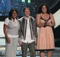 Melinda Doolittle, Jordin Sparks, and Blake Lewis in American Idol (2002)