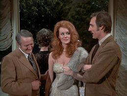 Arthur Malet, Barbara Rhoades, and Dennis Weaver in McCloud (1970)