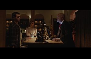 Shahab Hosseini, Niousha Noor and Georgie Maguire in The Night