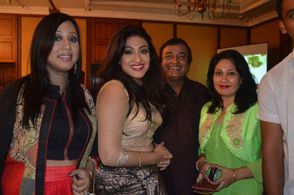 Rituparna Sengupta and Reshmi Mitra at an event for Hotath Dekha (2017)