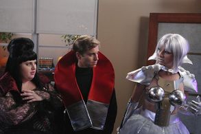 Kevin Bishop, Kate Jenkinson, and Rebel Wilson in Super Fun Night (2013)