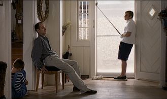 Stefan Clapczynski, Frank Giering, and Ulrich Mühe in Funny Games (1997)