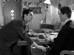 Robert Hossein and Marcel Lupovici in Rififi (1955)