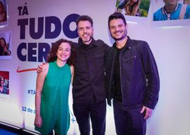 Mayara Constantino, Felipe Simas, and Rodrigo Cesar