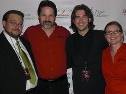 Red carpet premiere of SHADOWLAND - Nicholas J. Hearne, Wyatt Weed, Jason Contini, Gayle Gallagher