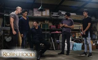 Gabby Eigenmann, Jay Manalo, KC Montero, Phytos Ramirez, and Karlo Duterte in Alyas Robin Hood (2016)