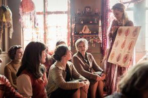 Rachel Braunschweig, Sibylle Brunner, Sofia Helin, and Marie Leuenberger in The Divine Order (2017)