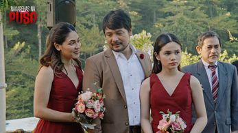 Leandro Baldemor, Vaness Del Moral, and Ashley Sarmiento in Nakarehas na puso (2022)