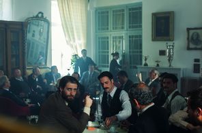 Andreas Konstantinou and Maximos Moumouris in Little England (2013)