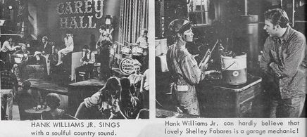 Shelley Fabares, Clara Ward, and Hank Williams Jr. in A Time to Sing (1968)