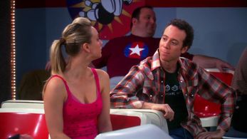 Kaley Cuoco, Kevin Sussman, and Ian Scott Rudolph in The Big Bang Theory (2007)