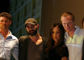 Paul Bettany, Maggie Q, Scott Stewart, and Karl Urban