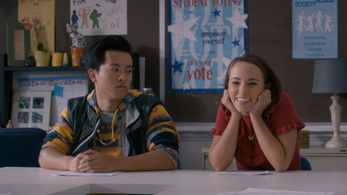 Alan Chow and Amanda Godepski in Mr. Student Body President (2016)