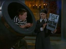Nicole Fugere and Brody Smith in The New Addams Family (1998)