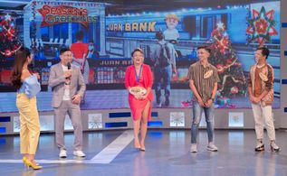 John Lloyd Salonga, John Lester Gelido, Tuesday Vargas, Jose Manalo, and Pokwang in Fill in the Bank (2020)