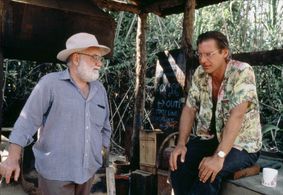 Harrison Ford and Saul Zaentz in The Mosquito Coast (1986)