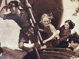 Cinema poster for the classic film 'Swallows and Amazons'(1974)