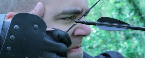 Rhys Horler using is Archery skills to hunt vampires in 