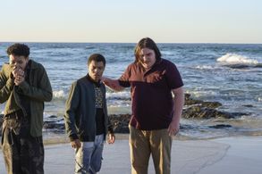 Tanner Ray Rook, Miles Gutierrez-Riley, and Reed Shannon in The Wilds: Day 30/1 (2022)