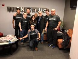 Conrad crew on WGN radio
