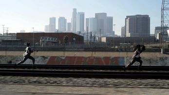 Gerald C. Rivers and Scott Rosa in Scavenger (2009)