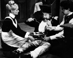 Jana Brejchová, Petr Cepek, and Josef Hlinomaz in I Killed Einstein, Gentlemen (1970)