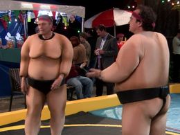 Jim Belushi and Joseph Bologna in According to Jim (2001)