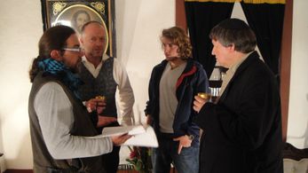 With Hugo Speer, Juan Ignacio Aranda and AD Adolfo González Austin