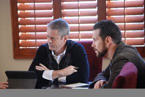 C. Thomas Howell and Travis Myers in Wedding Day