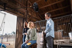 Piper Clurman, Sonya Balmores, and Granger Smith