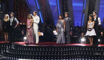 Lance Bass, Susan Lucci, Cody Linley, Rocco DiSpirito, Driton 'Tony' Dovolani, Karina Smirnoff, Julianne Hough, and Lace