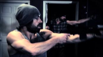 Still shot of Tommy Nash and Jeff Sands in Bad Guys.