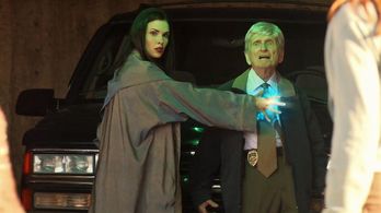 Laura Mennell and Abraham Jedidiah in Flash Gordon: A Modern Space Opera (2007)