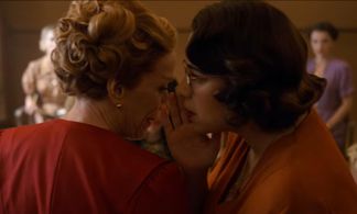 Holland Taylor and Laura Siegel in 