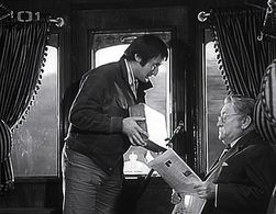 Pavel Landovský and Jaroslav Marvan in Nechcete jet do Bembrly? (1969)