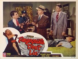 Syra Marty, Sid Melton, Lyle Talbot, and Richard Travis in Fingerprints Don't Lie (1951)