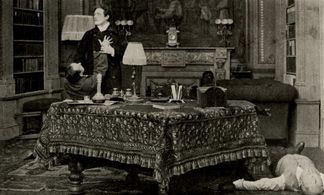 Marc McDermott and Barry O'Moore in The Man Who Disappeared (1914)