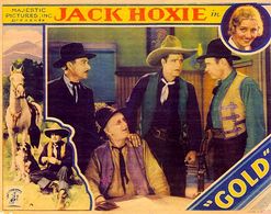 Hooper Atchley, Matthew Betz, Jack Hoxie, Lafe McKee, and Dynamite the Horse in Gold (1932)