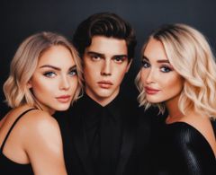 Victorius Kingston, Stacey Wolowitz, and Anouska Leigh