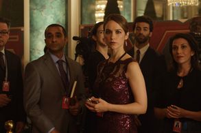Melanie Scrofano, Zahir Gilani, and Vanessa Burns in Designated Survivor (2016)