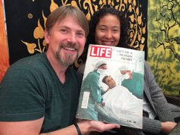 Rob Rose and medical consultant, Andrea Readus