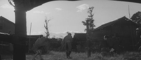 Shintarô Katsu and Eijirô Yanagi in The Tale of Zatoichi Continues (1962)