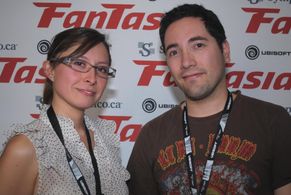 Hidden in the Woods World premiere at Fantasia Film Festival. Writer/director Patricio Valladares and Producer Evelyn Be