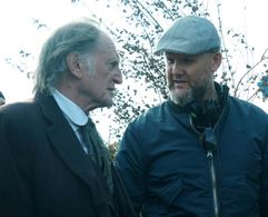 David Bradley and Brian O'Malley on the set of The Lodgers.