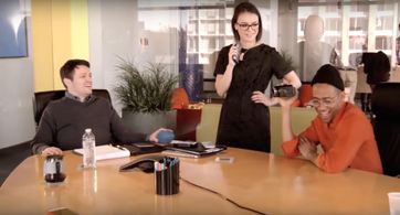 Tom Malloy, Griffin Matthews, and Abbi Snee in #Screamers (2016)