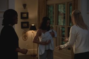 Malena Cunningham Anderson, Vitoria Setta and Maeve Quinlan in “Beware the Night Nurse”